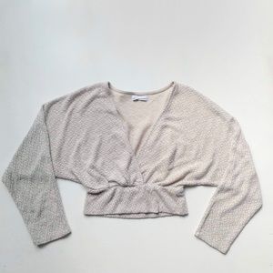 Urban Outfitters Montana Cozy Surplice Top
